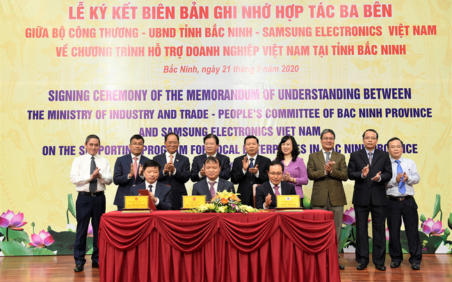 Bac Ninh signature d’un programme de soutien aux entreprises vietnamiennes